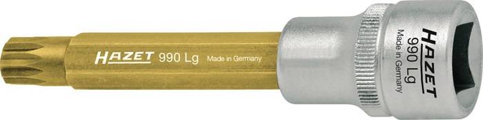 Steckschlüsseleinsatz 990-8 1/2 Zoll Innen-Vielzahn M8 L.53mm HAZET