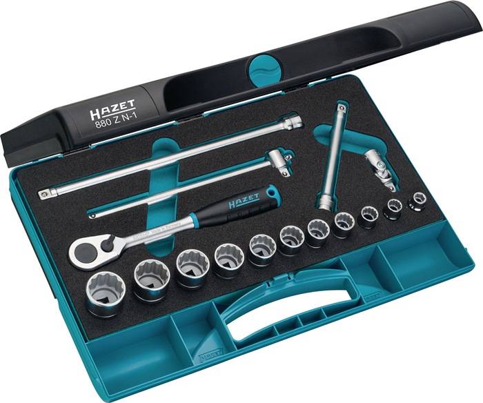 Steckschlüsselsatz 880ZN-1 16-tlg.3/8 Zoll HAZET