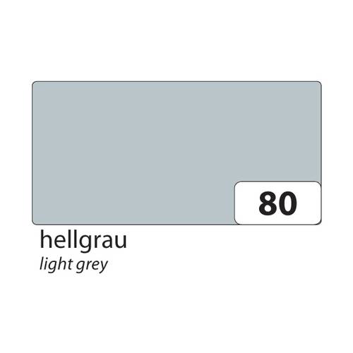 folia 6122/2580 Tonkarton 220g/m², 50x70cm, hellgrau (25 Bogen)