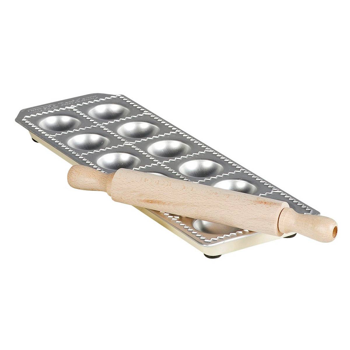 Imperia 29003 Raviolibereiter Ravioli Chef, silber/natur, 2-teilig (1 Set)