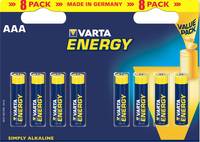 Varta Energy 4103 - Batterie 8 x AAA - Alkalisch