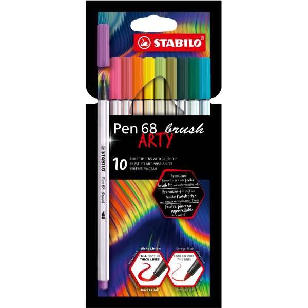 Filzstift Pen 68 brush Arty VE=10 Stifte