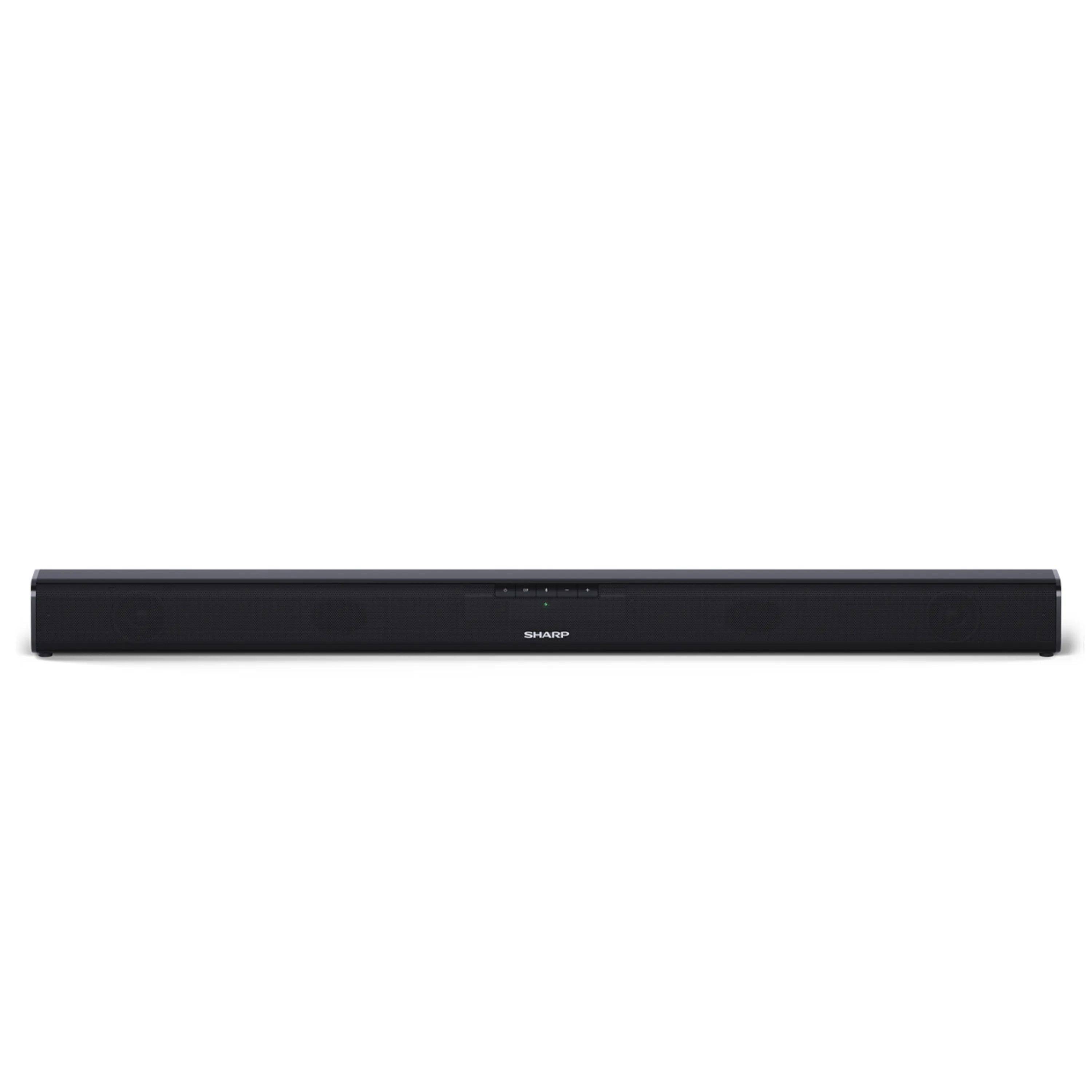 SHARP HT-SB110 – 2.0 Slim Soundbar 90W Leistung – HDMI ARC-CEC, Bluetooth, digitaler optischer Eingang