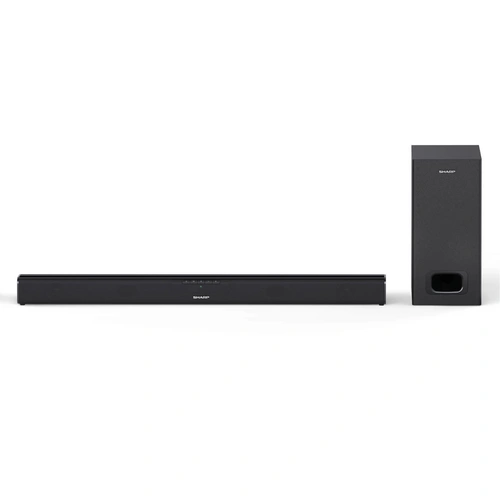 SHARP HT-SBW110 – 2.1 Slim Soundbar-System – 180W, externer Subwoofer, HDMI ARC-CEC, Bluetooth, ideal für TVs ab 32 Zoll SHARP HT-SBW110 – 2.1 Slim Soundbar-System – 180W, externer Subwoofer, HDMI ARC-CEC, Bluetooth, ideal für TVs ab 32 Zoll