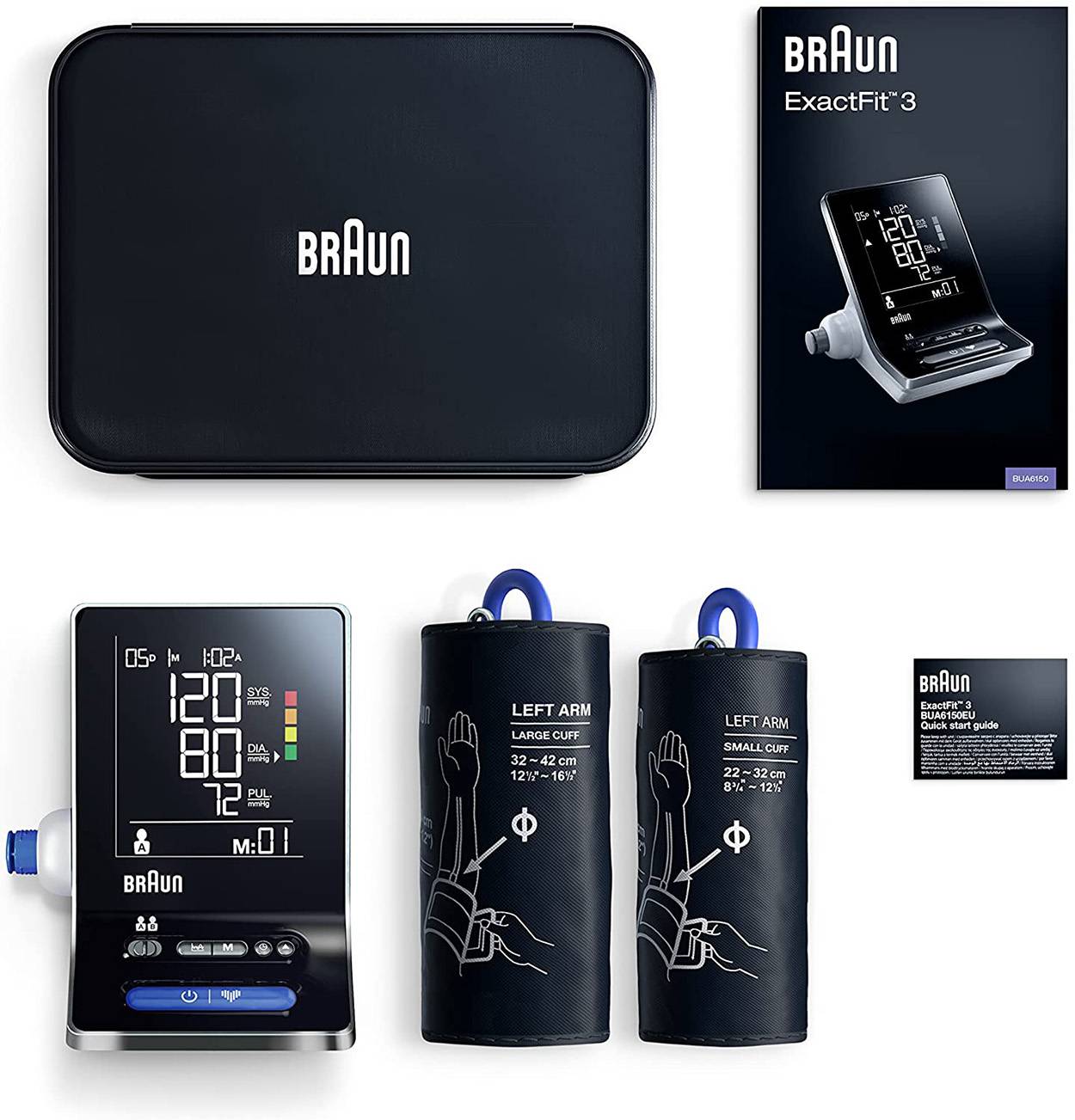 Braun Exact Fit3 BUA6150WE Blutdruckmessgerät