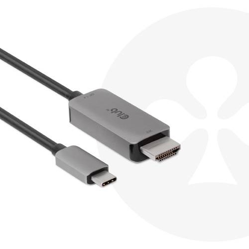 Club 3D Adapterkabel - 24 pin USB-C männlich zu HDMI männlich - 3 m - aktiv, Support von 4K 120 Hz, unterstützt 8K 60 Hz (7680 x 4320)
