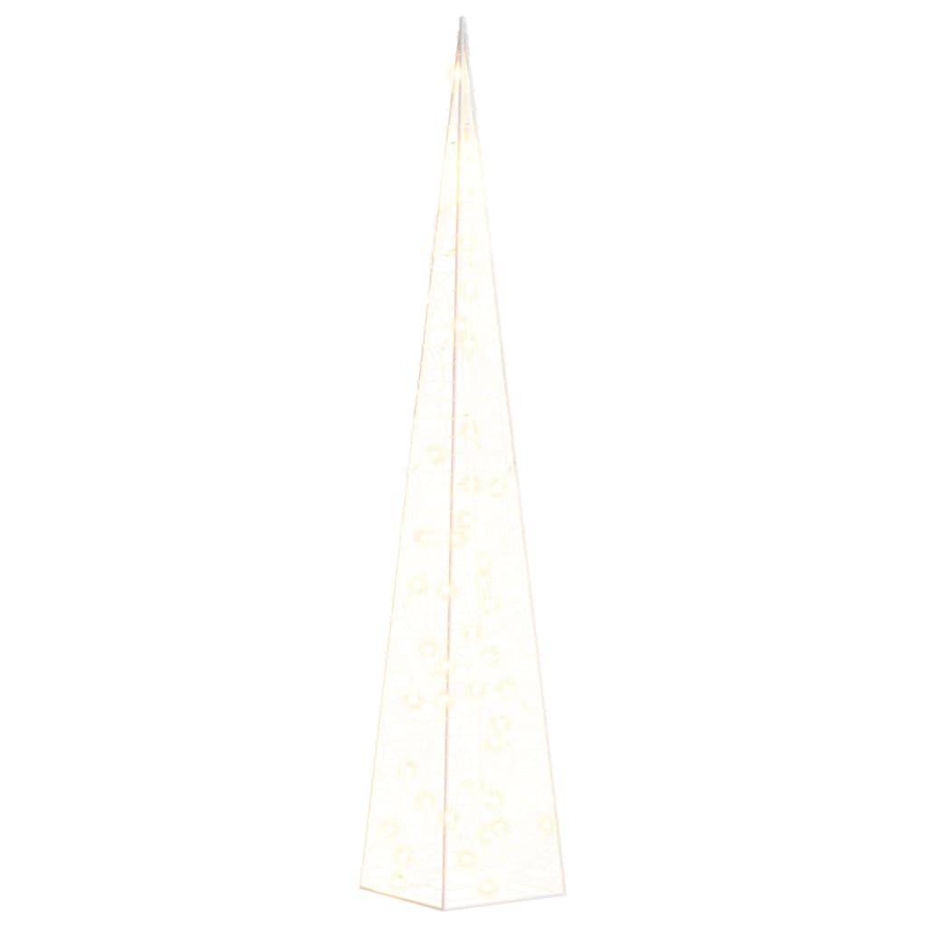 vidaXL LED-Leuchtkegel Acryl Deko Warmweiß 90 cm
