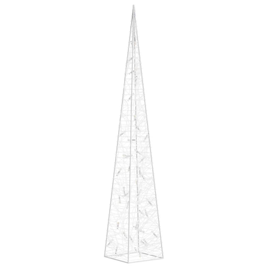 vidaXL LED-Leuchtkegel Acryl Deko Warmweiß 90 cm
