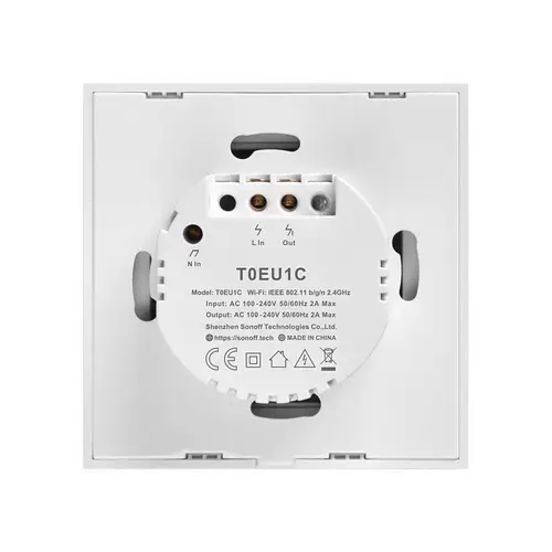 Sonoff T0EU1C-TX touch Wi-Fi wireless wall smart switches weiß Sonoff T0EU1C-TX touch Wi-Fi wireless wall smart switches weiß
