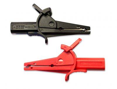 Krokodilklemmen ~ 1000 V / 10 A ~ mit 4mm Sicherheitsbuchsen