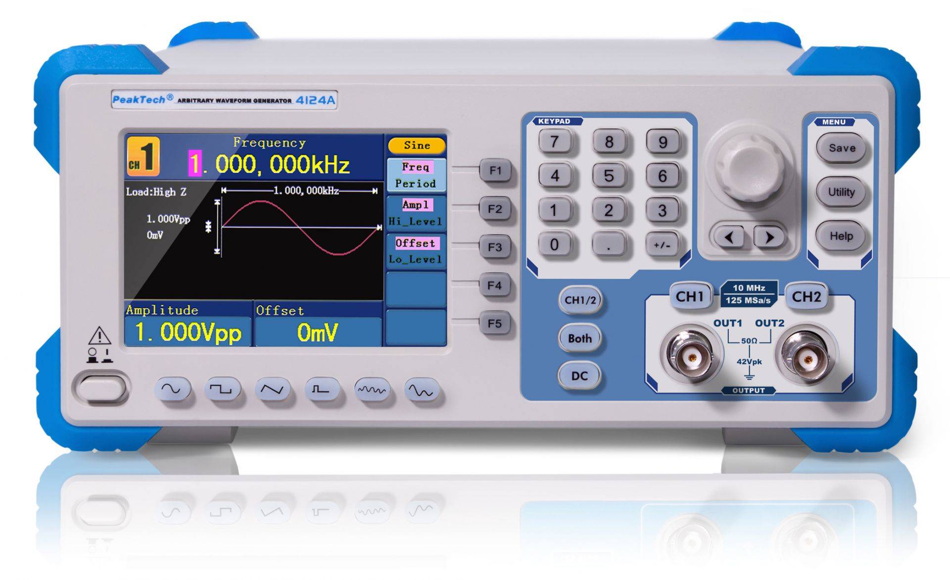 2-Kanal Arbitär Signalgenerator ~ 1 µHz - 10 MHz ~ 10W Verstärker