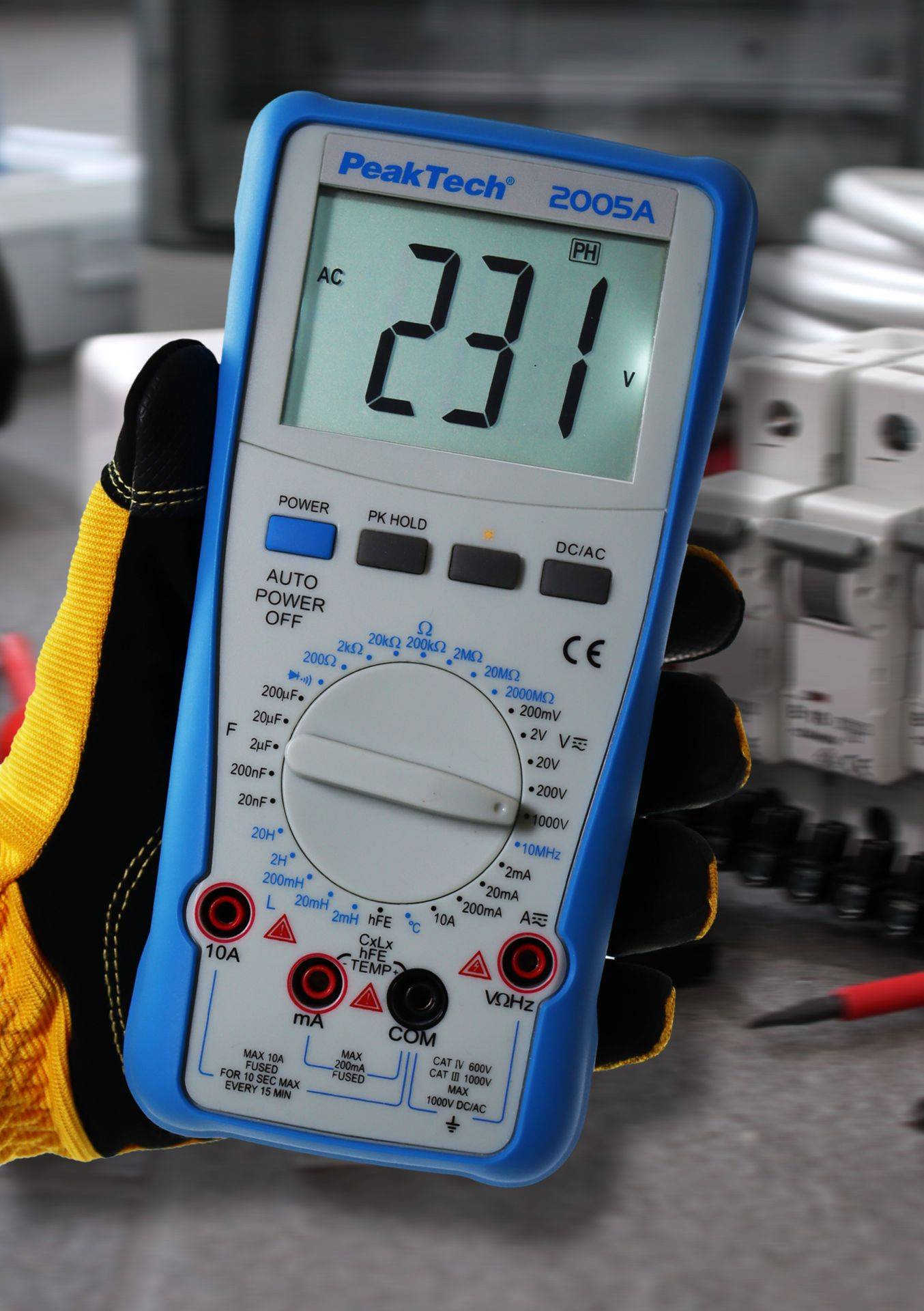 Digital Multimeter ~ 2.000 Counts ~ 1000V, 10A AC/DC