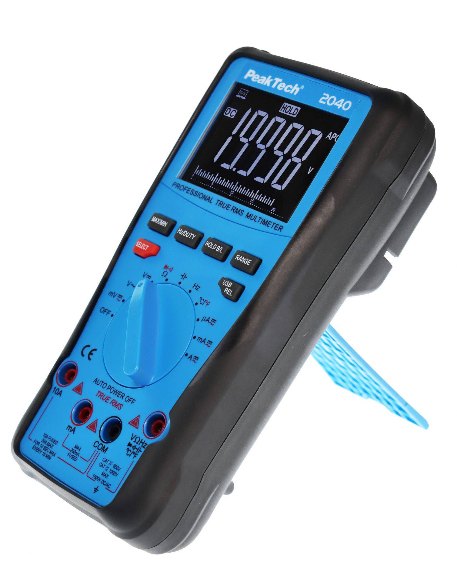 True RMS 1000 V Digitalmultimeter 20.000 Counts, USB