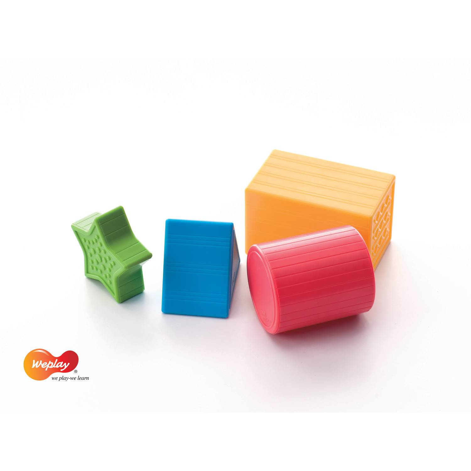 Weplay KC3001 3D Learning Cube Kreativ Würfel, bunt, 18-teilig (1 Set)