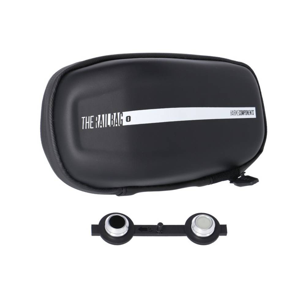 HAIBIKE MRS The Railbag S Tasche-Set inkl The Rail Adapter & FidLock, schwarz (1 Set)
