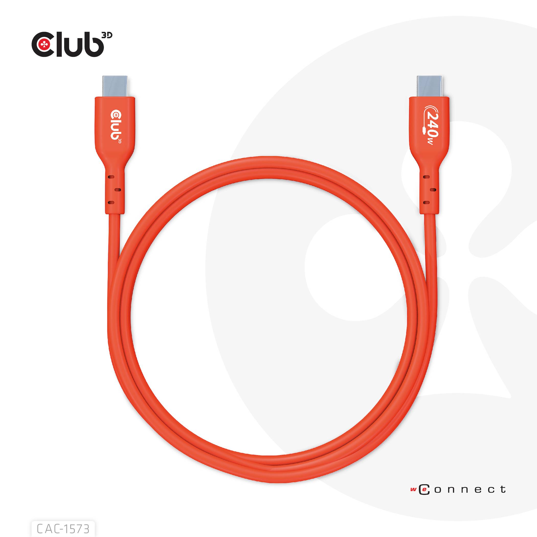 Club 3D USB-Kabel - 24 pin USB-C (M) zu 24 pin USB-C (M)