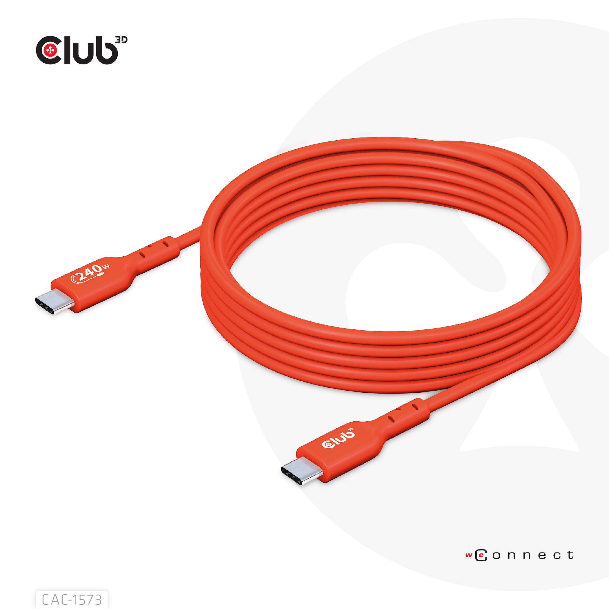Club 3D USB-Kabel - 24 pin USB-C (M) zu 24 pin USB-C (M)