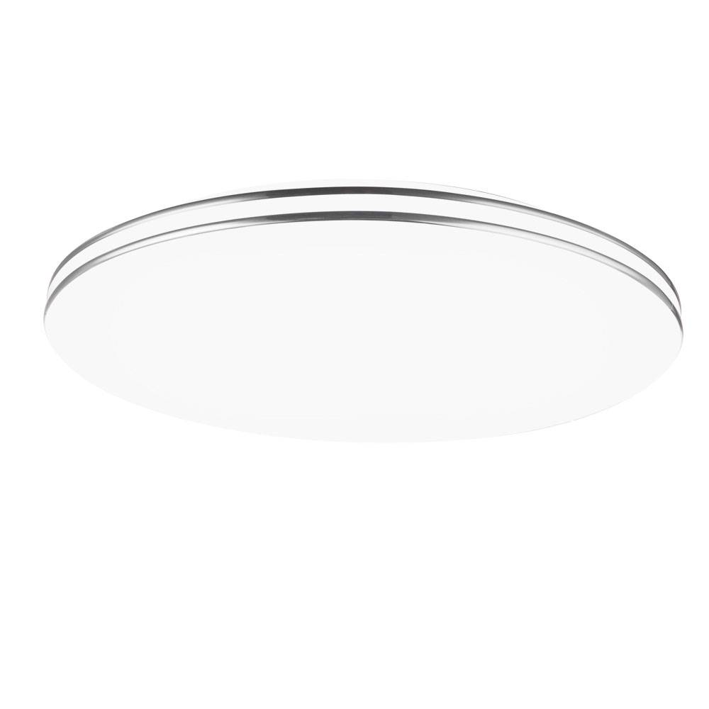 Deckenleuchte Tageslichtlampe Deckenlampe mit Fernbedienung Wohnzimmerleuchte dimmbar, LED 48W 3500Lm 3000-6400K, DxH 53x8 cm