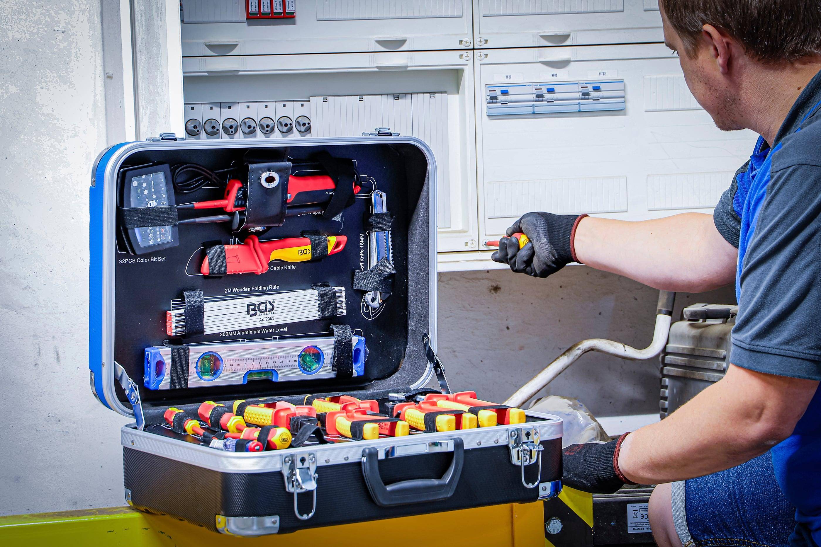BGS Elektriker-Werkzeugkoffer | 118-tlg.