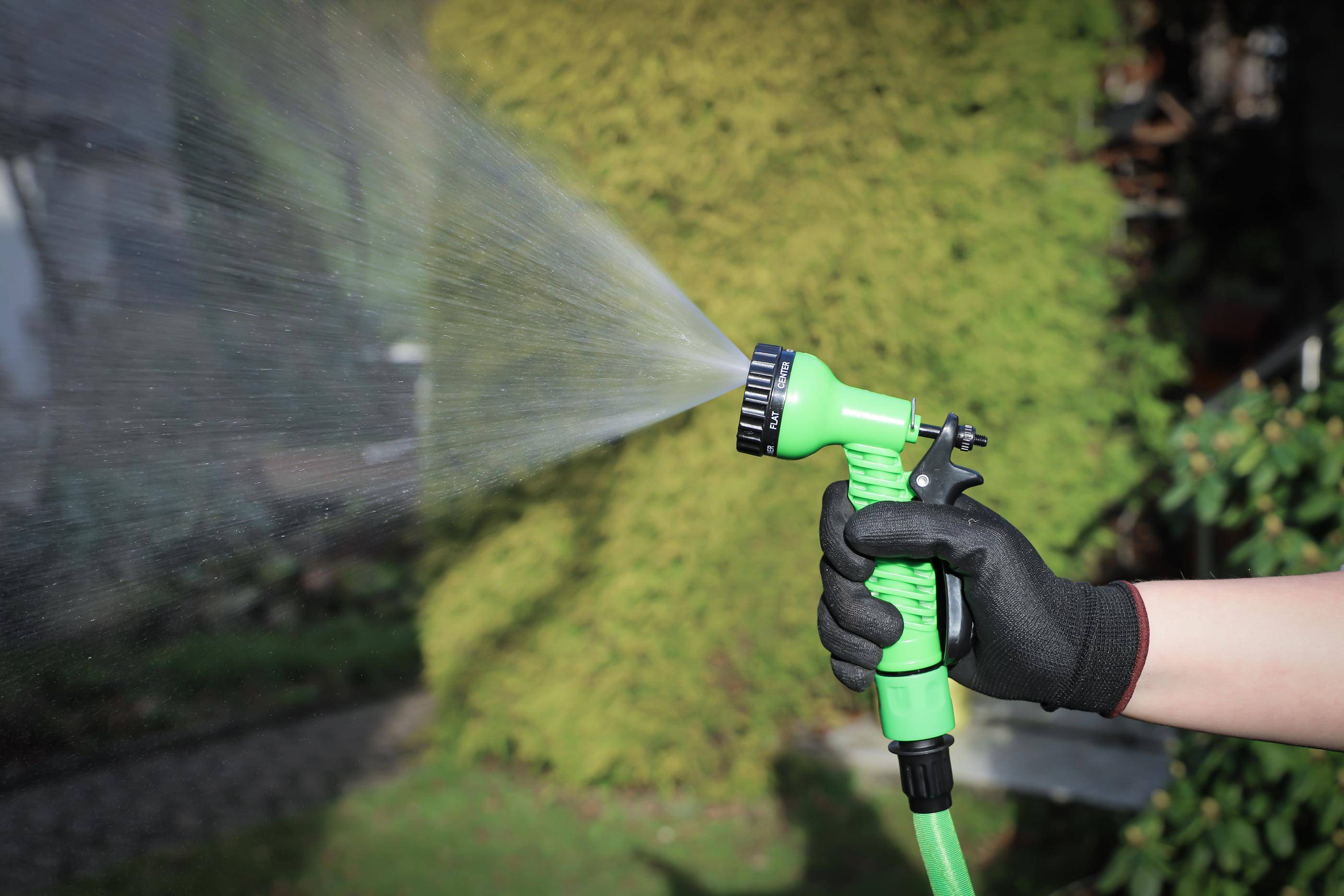 BGS Diy Wasserschlauch | Textil | flexibel | mit Garten-Handbrause