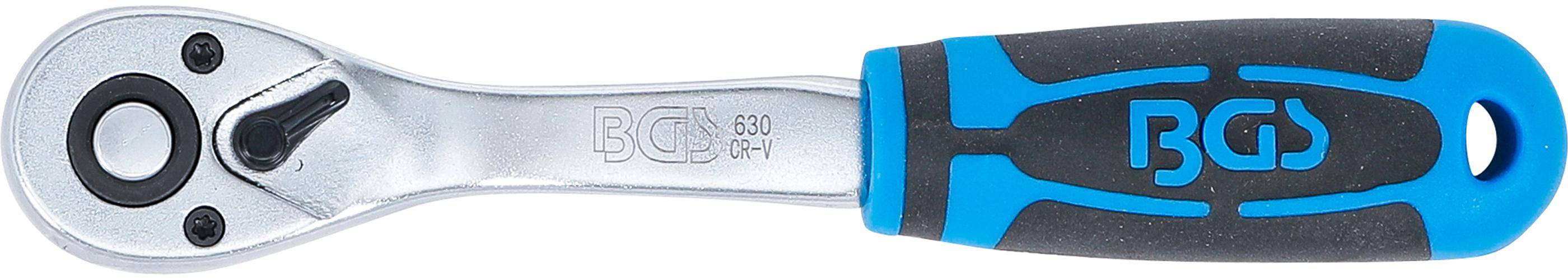 BGS Umschaltknarre | feinverzahnt | Abtrieb Außenvierkant 6,3 mm