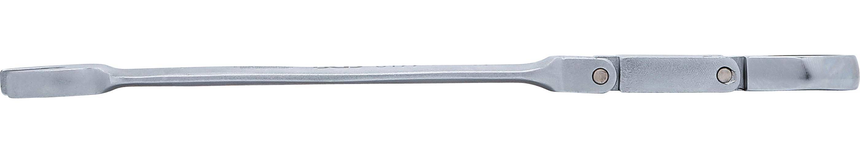 BGS Doppelgelenk-Ratschenring-Maulschlüssel | abwinkelbar | SW 17 mm