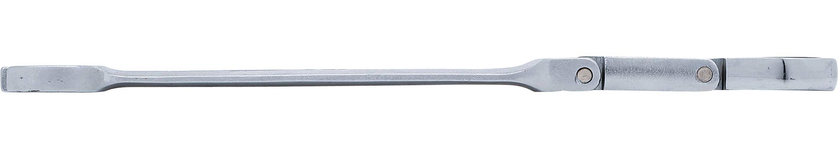 BGS Doppelgelenk-Ratschenring-Maulschlüssel | abwinkelbar | SW 16 mm