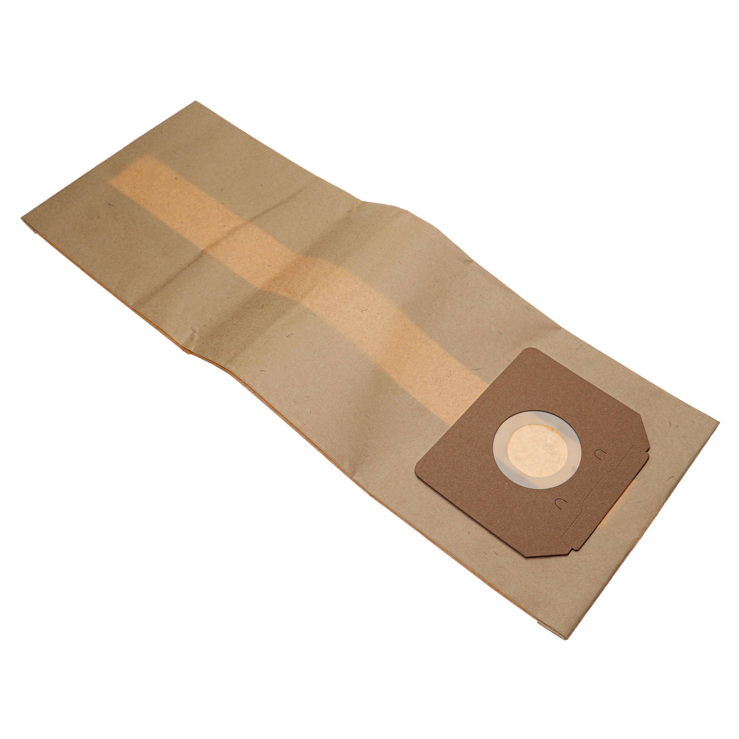vhbw 20x Staubbeutel Ersatz für Bosch 2607432035 für Staubsauger - 56cm x 20cm braun