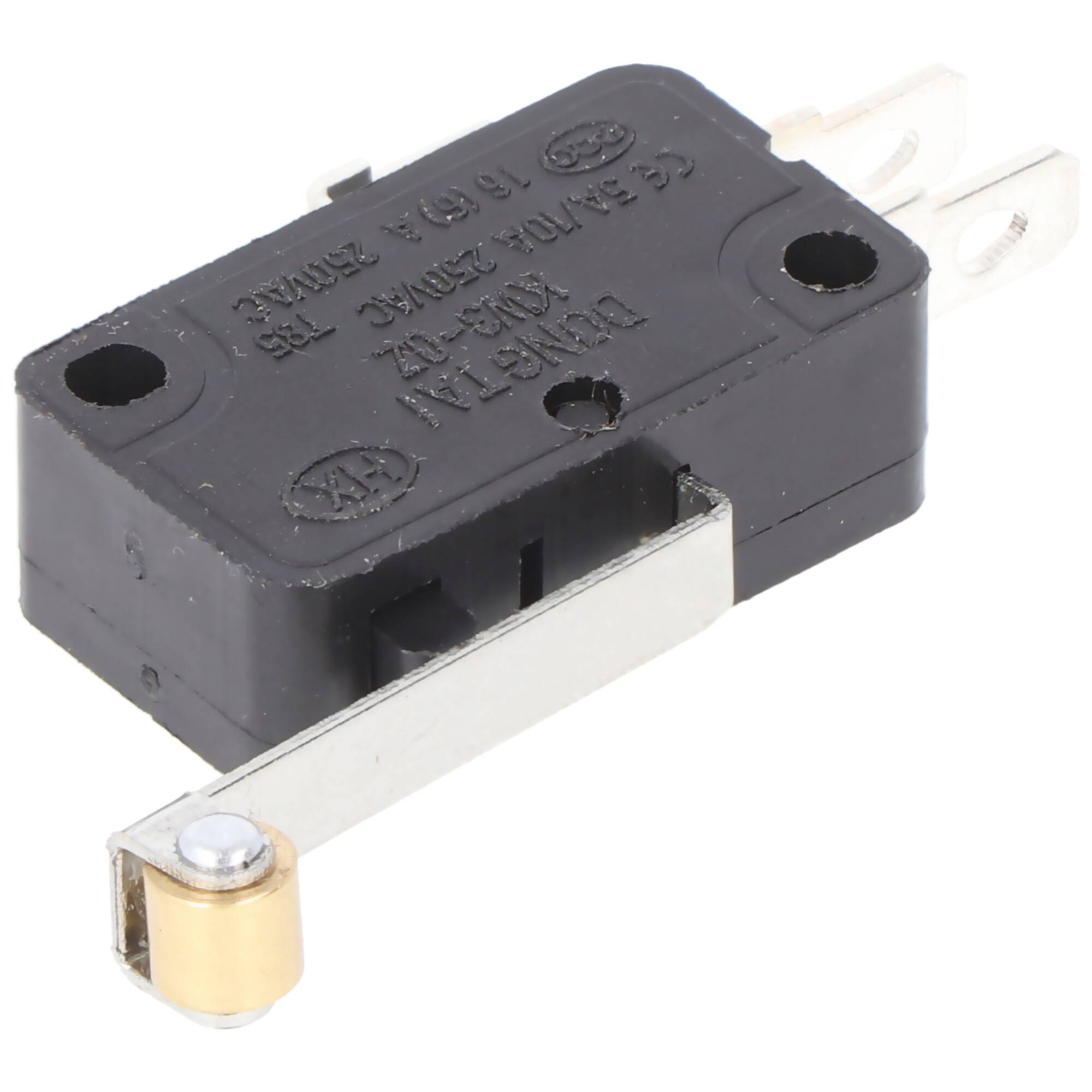 Mikroschalter - Wechselschalter, 1-polig - mit langem Rollenhebel