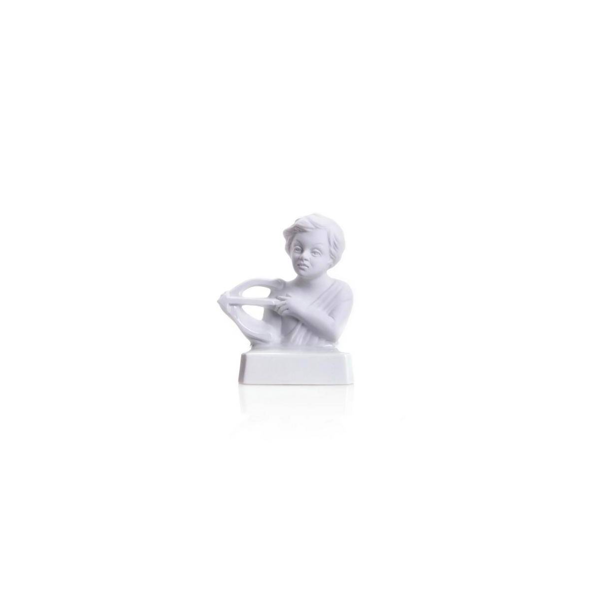 2716 BW - Porzellanfigur Tierkreiszeichen Schütze 10 cm, bisquit weiß