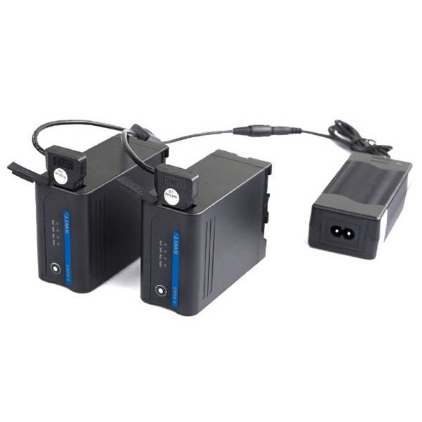 SWIT ELECTRONICS PC-U130B2 - Tragbares Schnellladegerät mit doppeltem D-Tap Output (Ladestrom 3A | Ladestandanzeige |