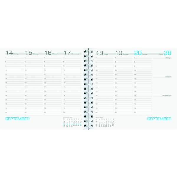 Wochenbuch Assessor 790 2023 1 Woche/2 Seiten 15,8x14,7cm