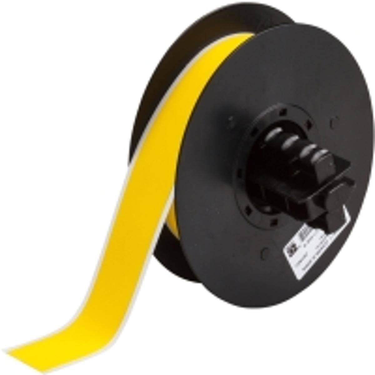 Brady, B30C-1125-855-YL, Toughwash-Etiketten, Polyester, Gelb, matt, 28.58 mm x 15.24 m, stark klebend, Endlos