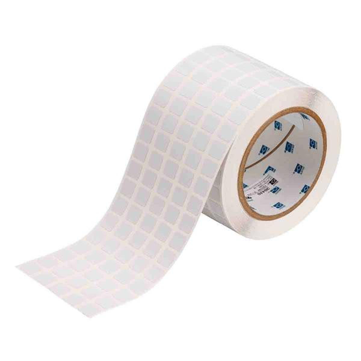 Brady, THT-12-717-10, Spannungsableitendes Polyimid, Weiß, 12.70 x 11.10 mm, permanent, 5-bahnig (10000 E.)