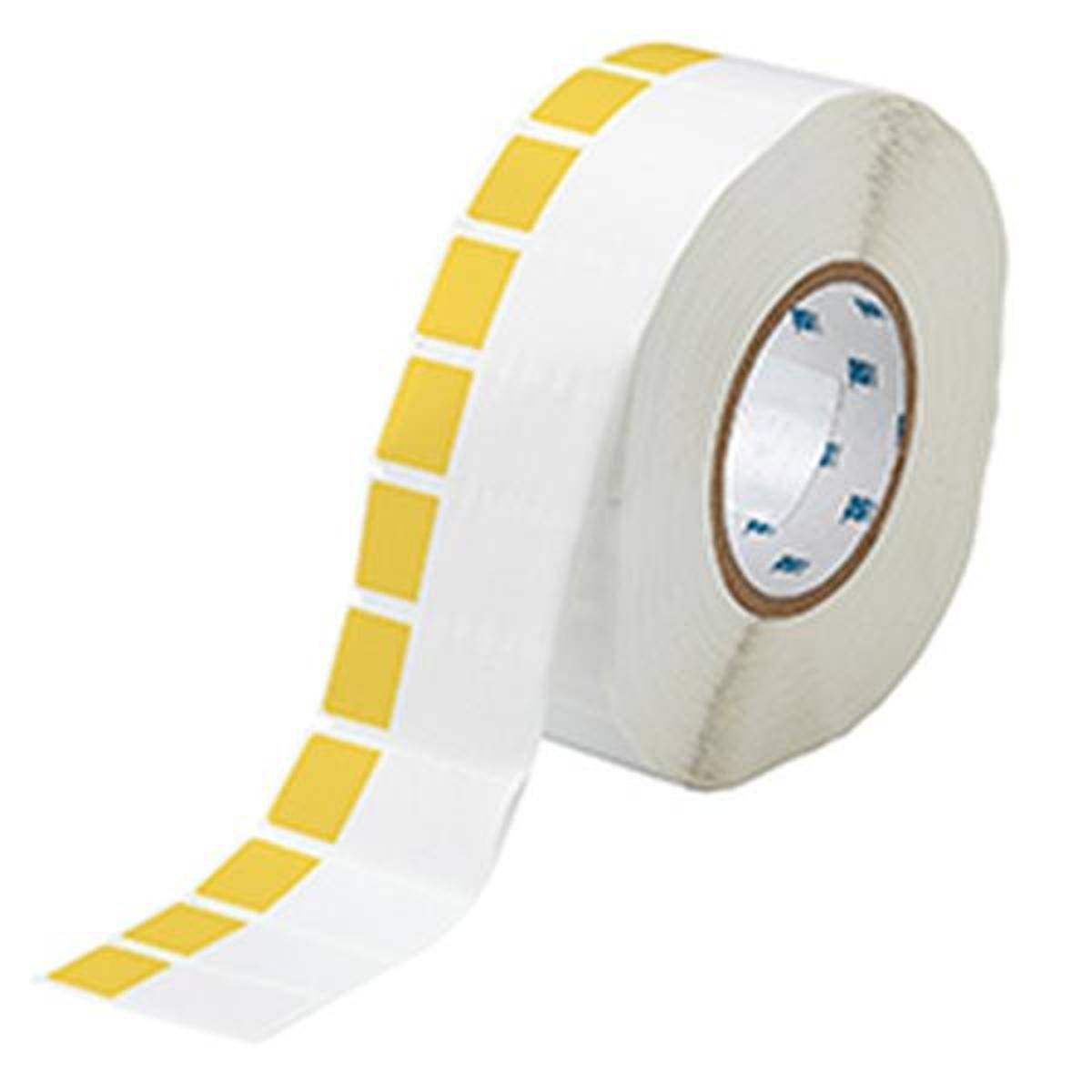 Brady, THT-64-427-3-YL, selbstlaminierendes Vinyl, Gelb/Transparent, 25.40 x 19.05(57.15) mm, permanent, für Kabeldurchmesser v. 6.10 - 12.19 mm (300