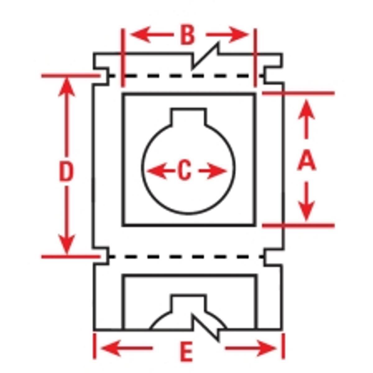Brady, B30EP-170-593-WT, EPREP (neu), Polyester, Weiß, glänzend, 60.96 x 60.96 mm, mit Loch (30.50 mm Durchmesser), permanent (145 E.)