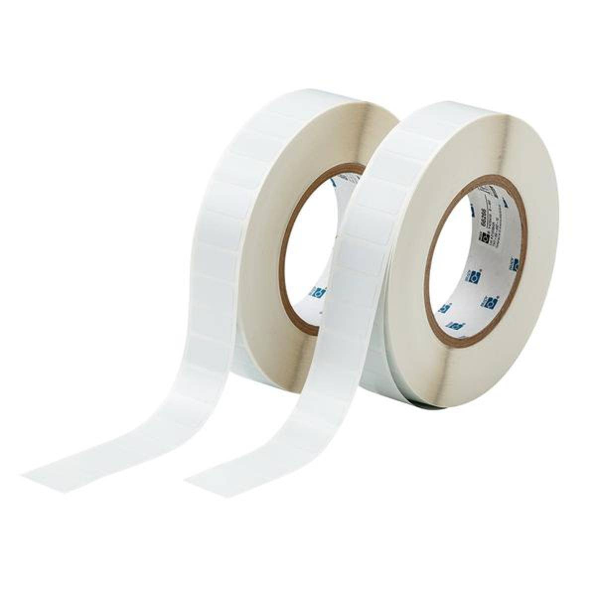 Brady, THT-59-489-10, Polyester, Weiß, 25.40 x 12.70 mm, extrem stark haftend (1 VE =10000 E.)