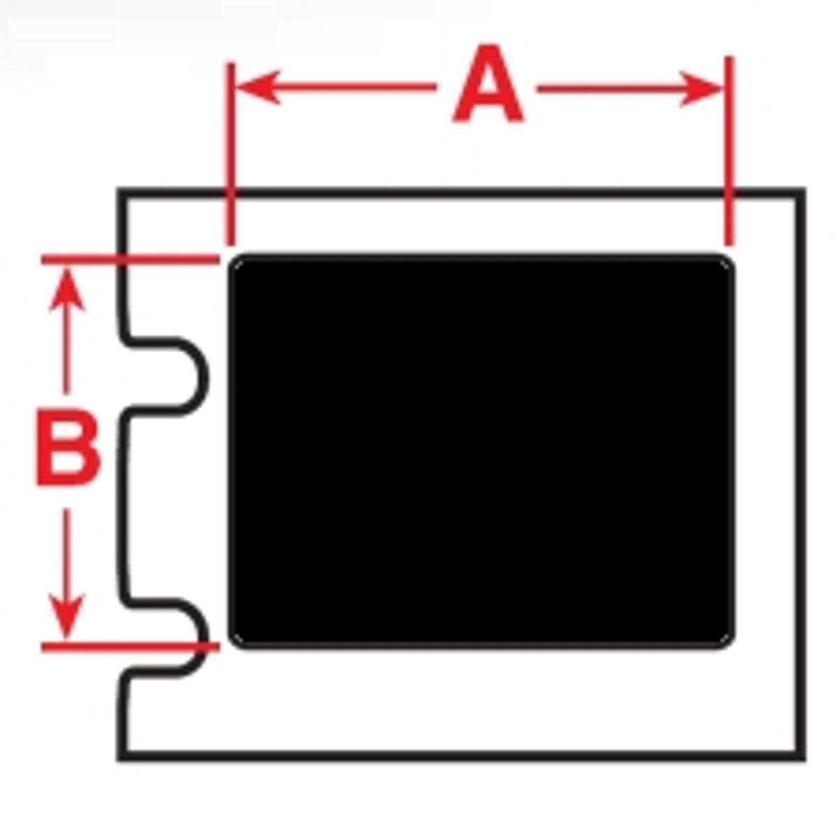 Brady, B30EP-171-593-BK, EPREP (neu), Polyester, Schwarz, glänzend, 26.92 x 12.45 mmm, permanent (500 E.)