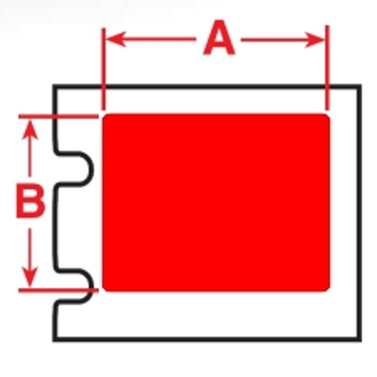 Brady, B30EP-174-593-RD, EPREP (neu), Polyester, Rot, glänzend, 101.60 x 25.40 mm, permanent (300 E.)