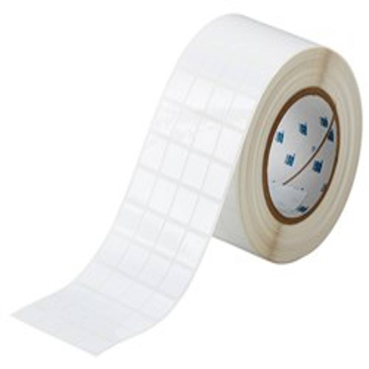 Brady, THT-50-423-10, Polyester, Weiß, 19.05 x 19.05 mm, permanent, 4-bahnig (10000 E.)