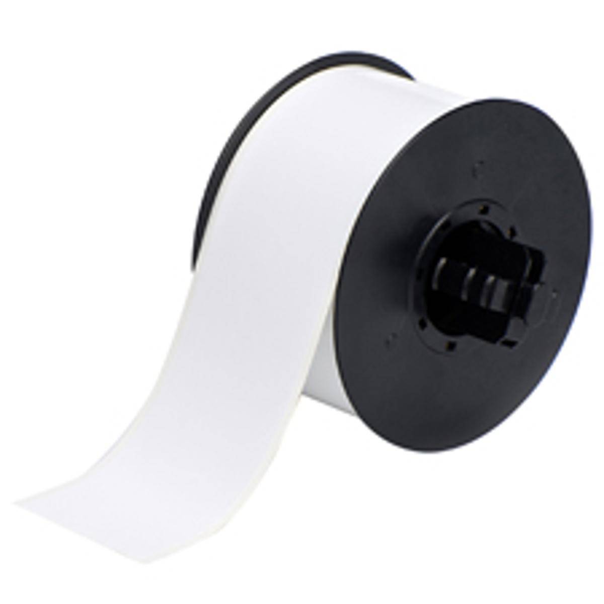 Brady, B30C-2250-595-WT, Hochleistungsvinyl, Weiß, glänzend, 57.00 mm x 30.40 m, permanent, Endlos