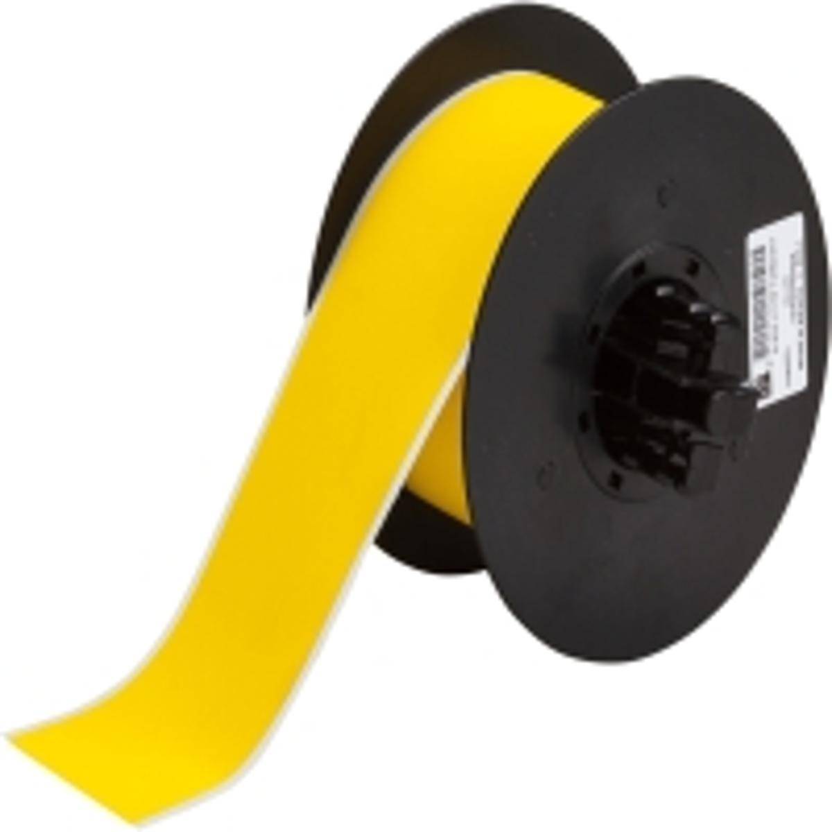 Brady, B30C-2250-855-YL, Toughwash-Etiketten, Polyester, Gelb, matt, 57.15 mm x 15.24 m, stark klebend, Endlos