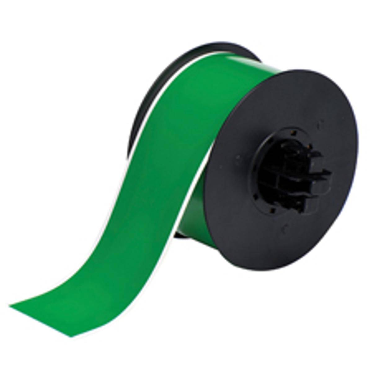 Brady, B30C-2250-595-GN, Hochleistungsvinyl, Grün, glänzend, 57.00 mm x 30.40 m, permanent, Endlos