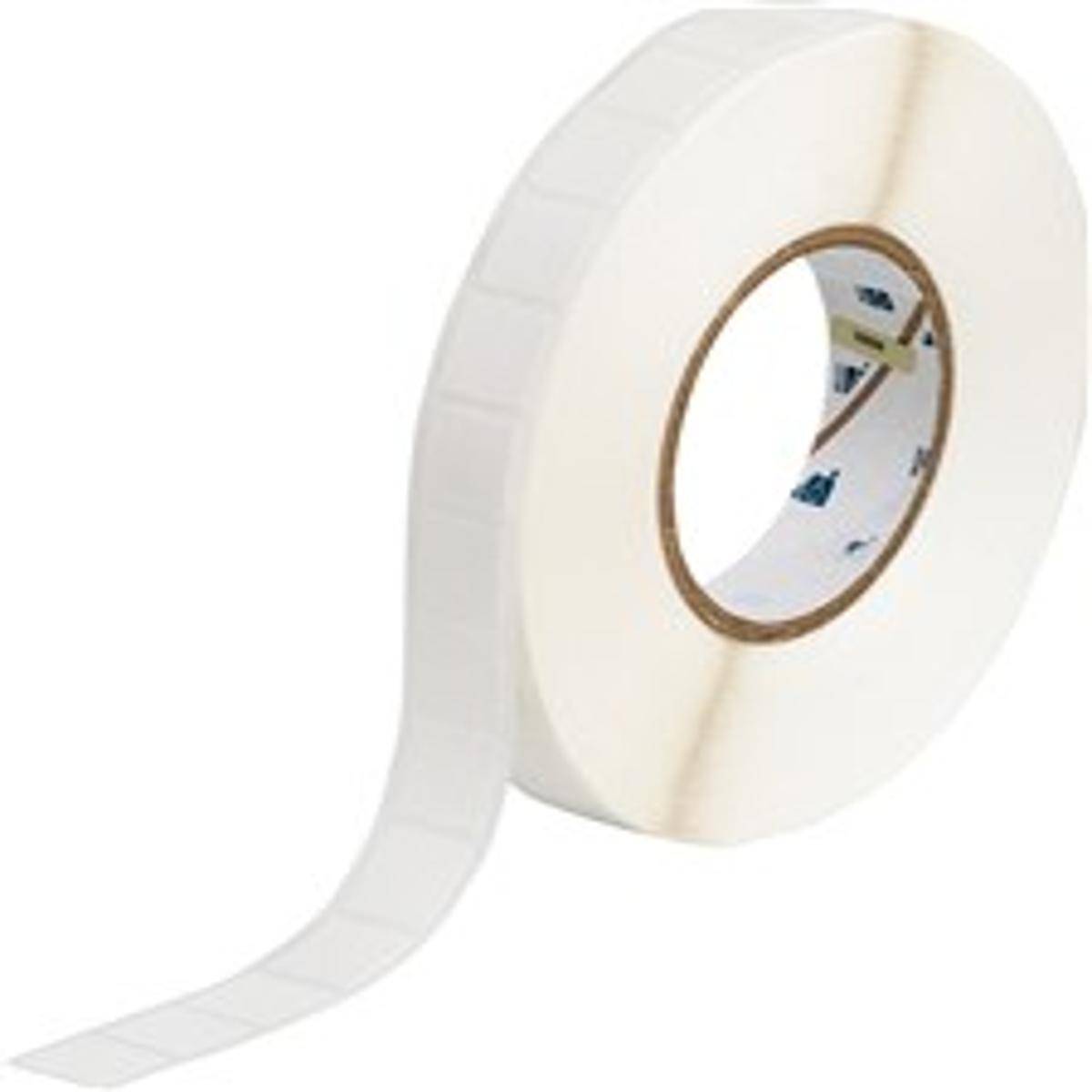 Brady, THT-254-498-3, Vinylgewebe, Weiß, 19.05 x 19.05 mm, wiederablösbar (3000 E.)