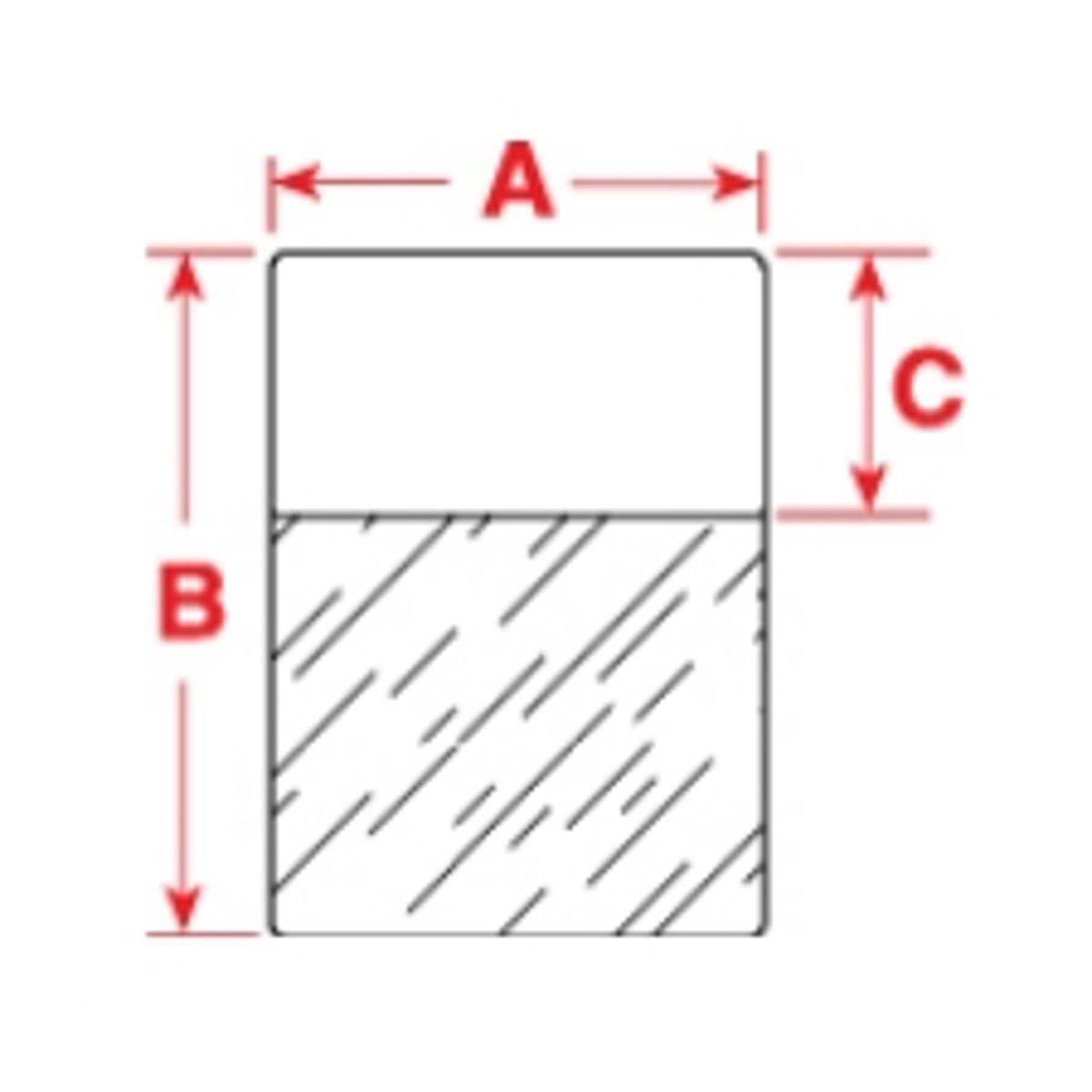 Brady, DAT-7-292-1, selbstlaminerendes Vinyl, Weiß/Transparent, matt, 20,32 x 12,7(36,5)mm, permanent, 6-bahnig, f. Nadeldrucker (1000 E.)