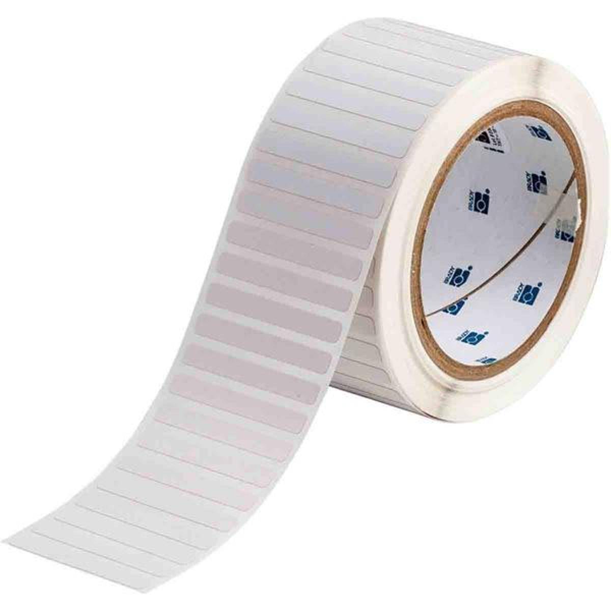 Brady, THT-15-729-2.5, Niedrigprofil-Polyimid, Weiß, matt, 50.80 x 6.35 mm, permanent (2500 E.)