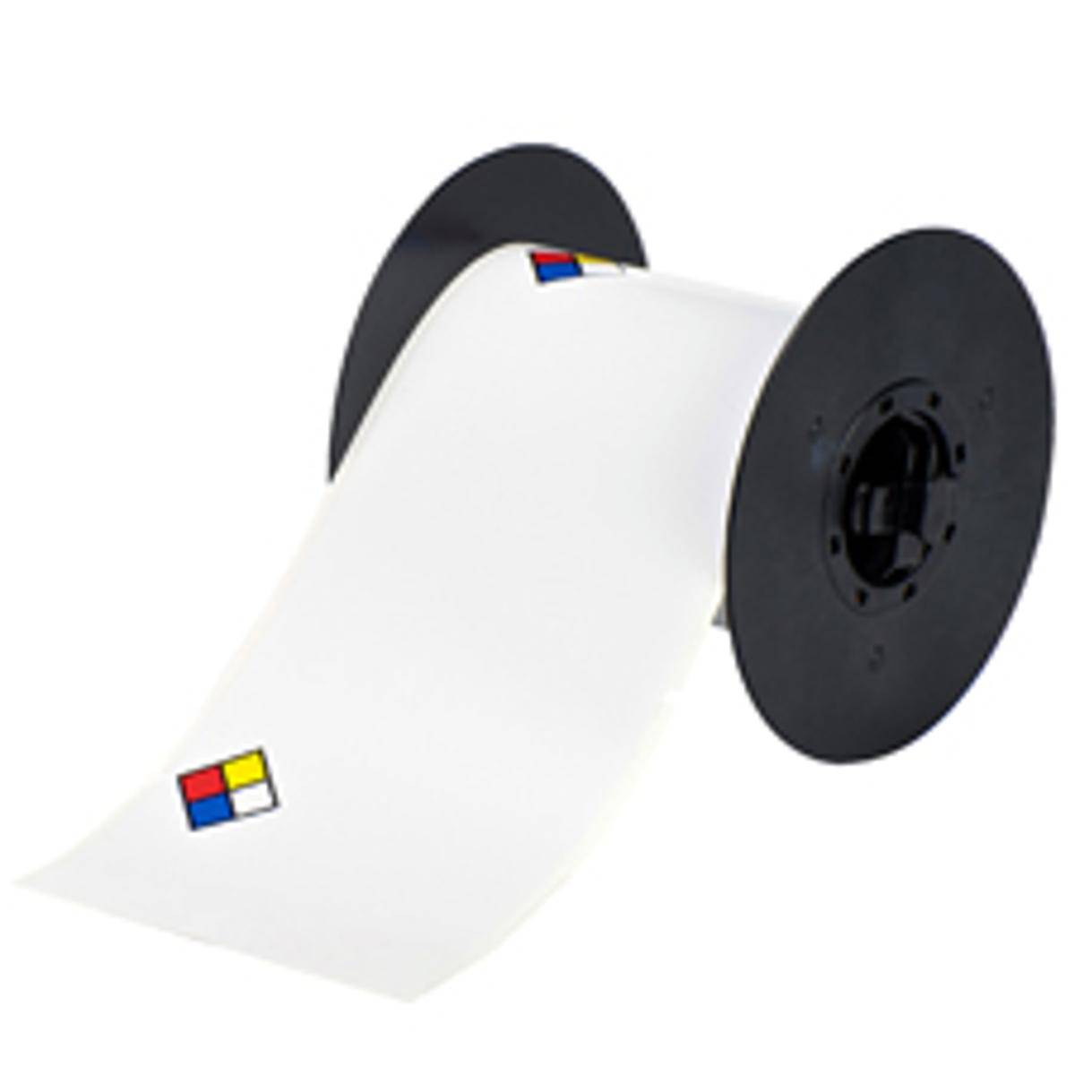 Brady, B30-263-595-NFPA, vorgedruckte Vinyl-Etiketten, Weiß, glänzend, 101.60 x 152.40 mm, permanent, Aufdruck: 4-farbigen Diamantmotiv (klein) und