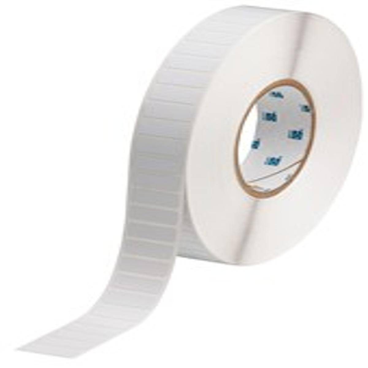 Brady, THT-58-719-10, Spannungsableitendes Polyimid, Weiß, matt, 25.40 x 9.53 mm, permanent (10000 E.)