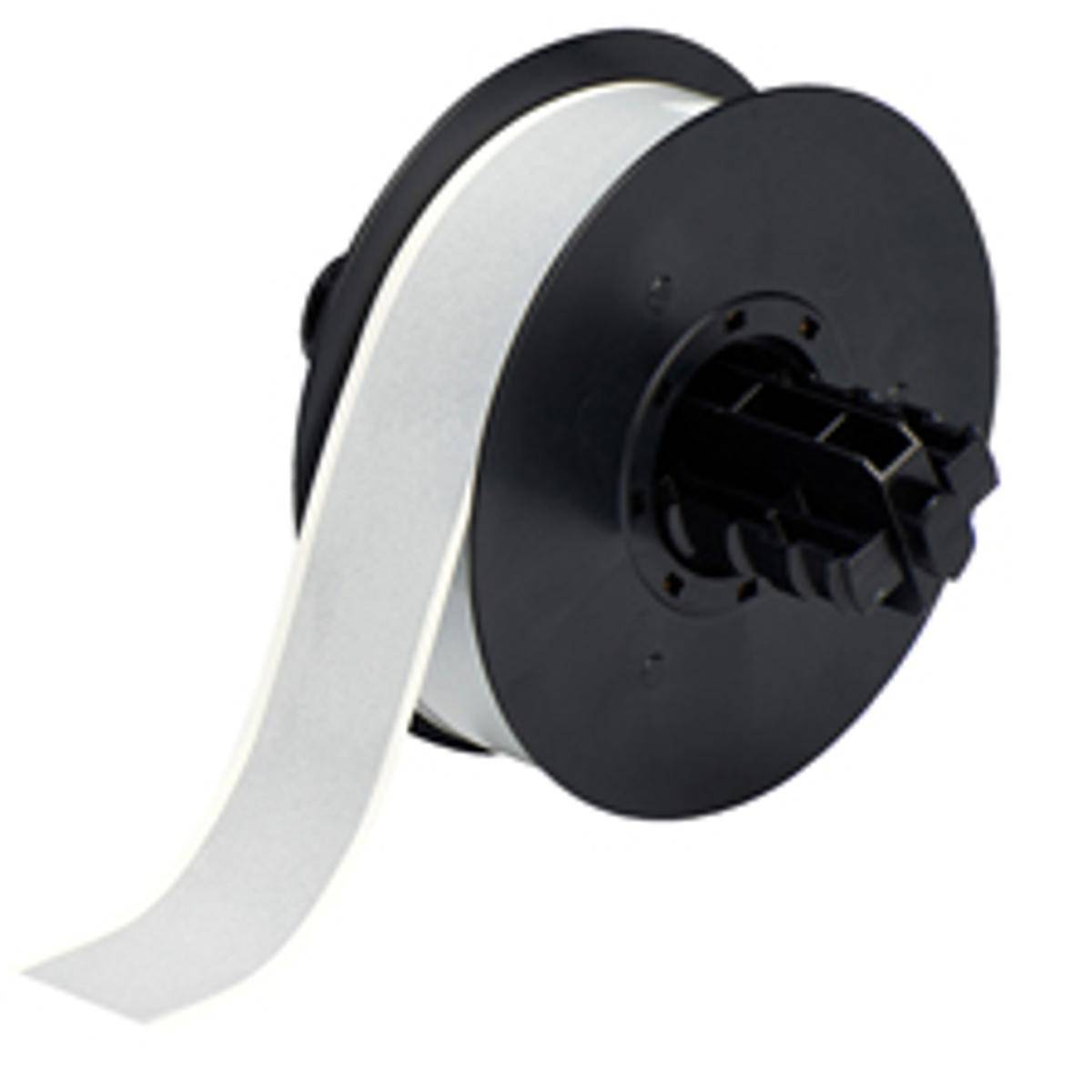 Brady, B30C-1125-584-SL, reflektierendes Vinylband, Silber, glänzend, 28.58 mm x 15.20 m, permanent, Endlos