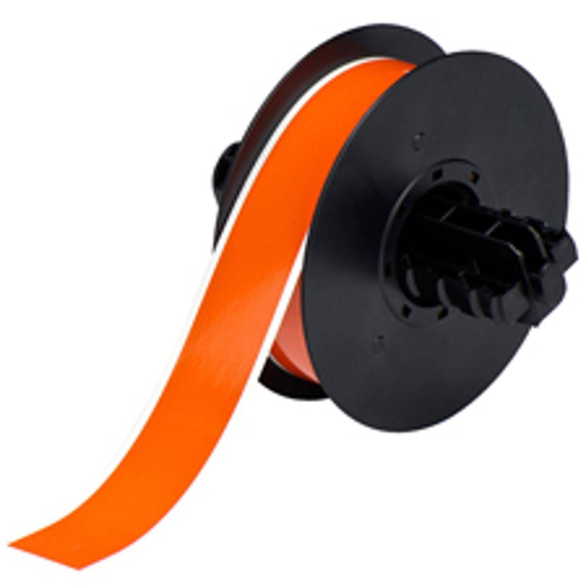 Brady, B30C-1125-584-OR, reflektierendes Vinylband, Orange, glänzend, 28.58 mm x 15.20 m, permanent, Endlos